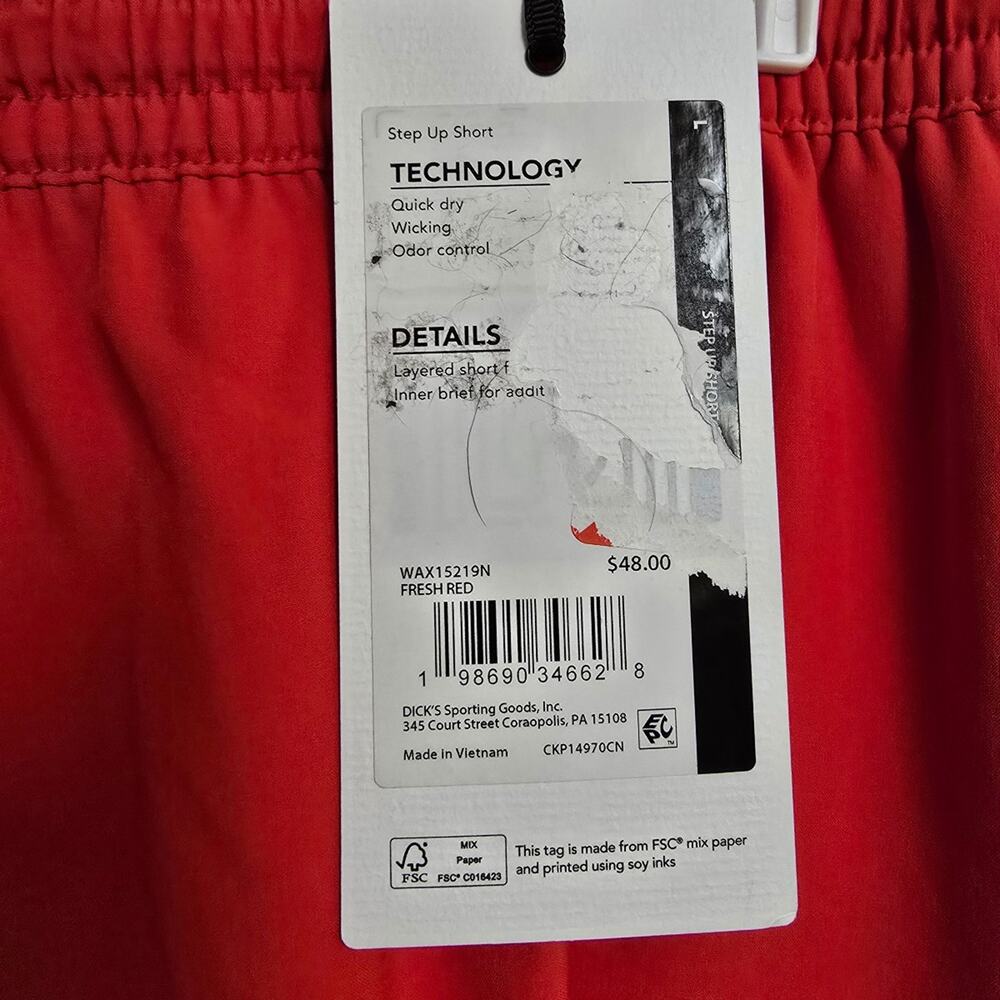Calia Tennis Set Rib Crop Tank L + High Rise Step Up Shorts L NWT - Picture 3 of 8